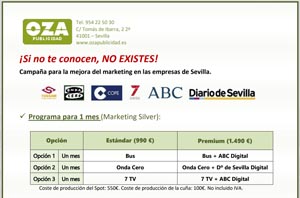 Folleto del programa de marketing Gold